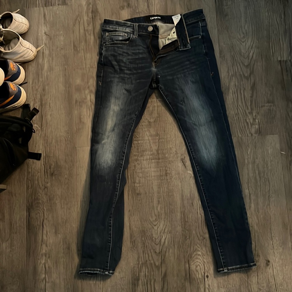 Dark blue wash express jeans great condition